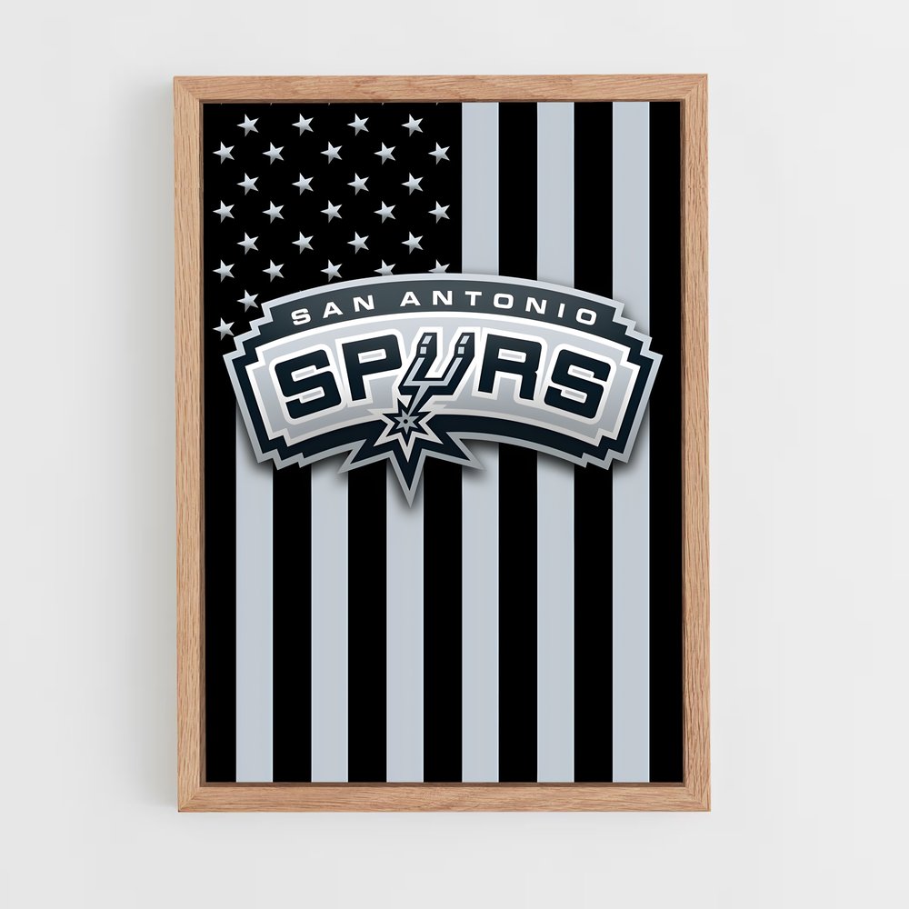 Poster Spurs Galaxy – affiche Basketball (vue 4)